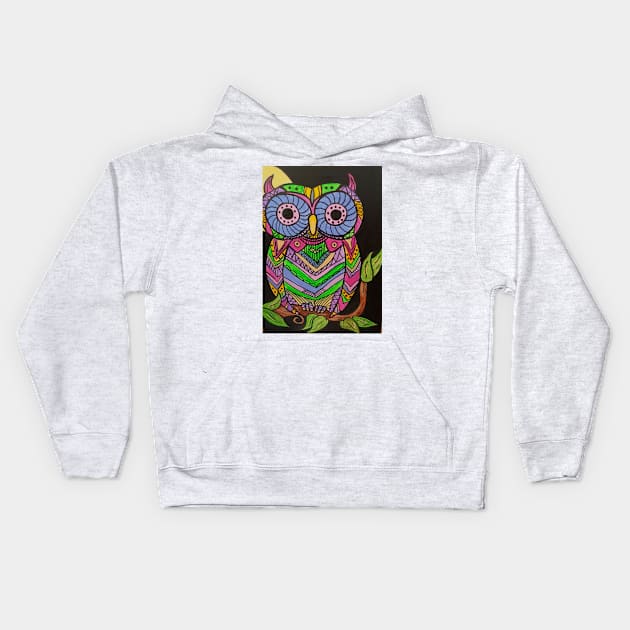 owl Kids Hoodie by Hippiedaisy